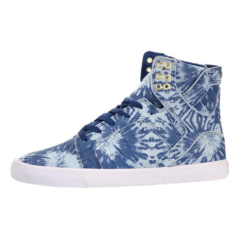 Zapatillas Altas Supra Argentina Mujer - SKYTOP Azul Marino (VBTAS-4160)